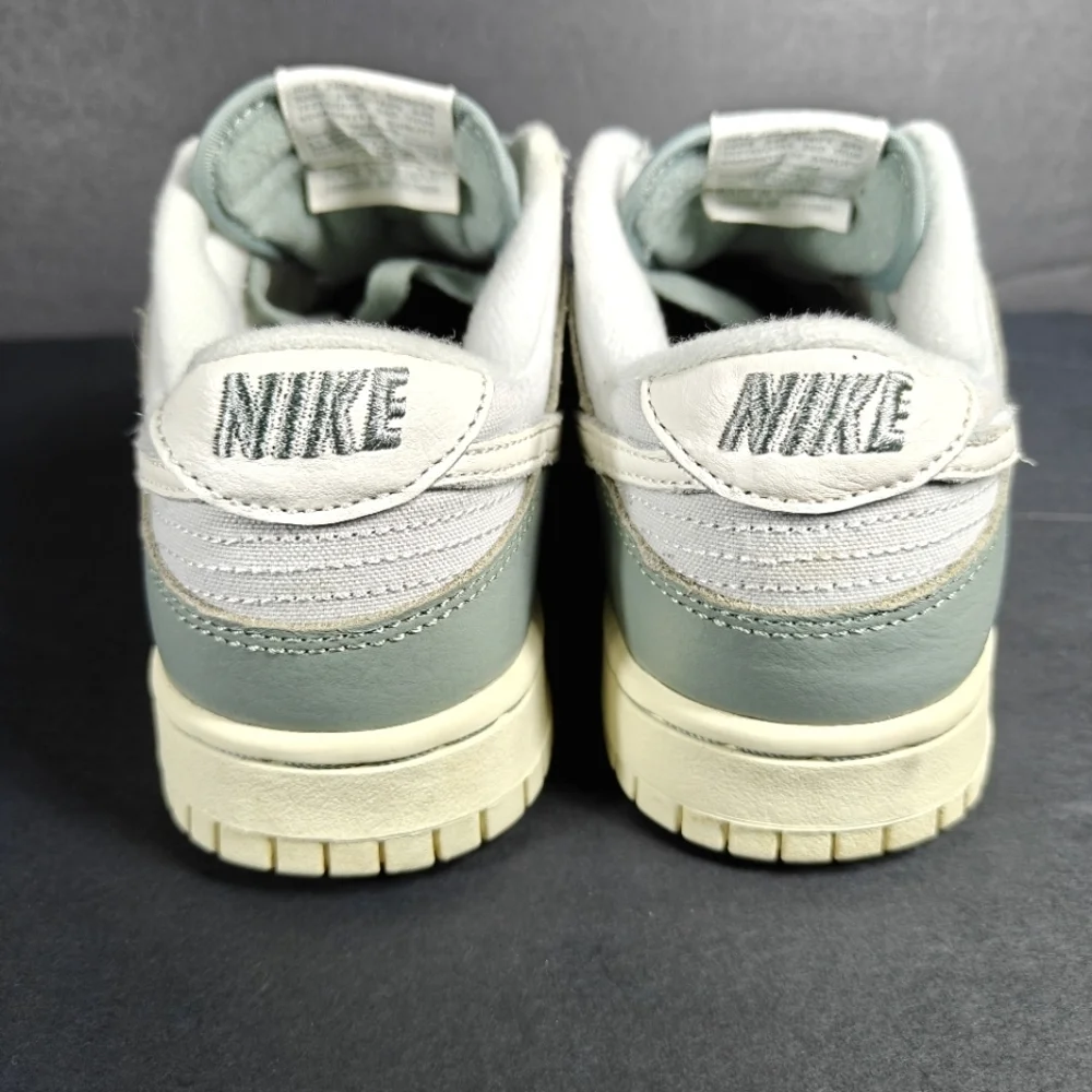 Nike Dunk Low PRM Mica Retro Green Sage Ivory White Shoes Men's Sneakers Size 8